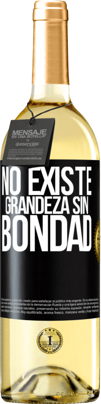 29,95 € | Vino Blanco Edición WHITE No existe grandeza sin bondad Etiqueta Negra. Etiqueta personalizable Vino joven Cosecha 2023 Verdejo