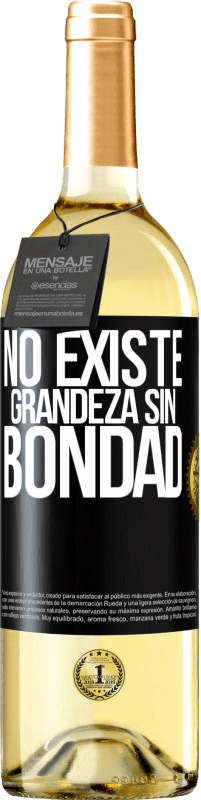 29,95 € | Vino Blanco Edición WHITE No existe grandeza sin bondad Etiqueta Negra. Etiqueta personalizable Vino joven Cosecha 2024 Verdejo