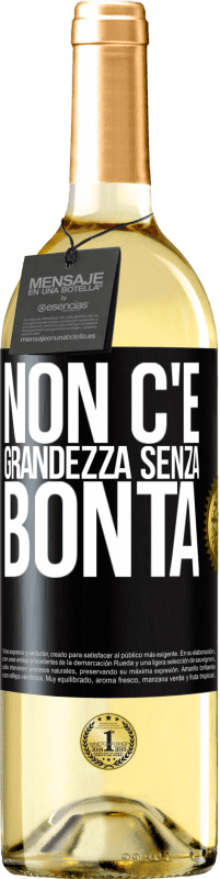 29,95 € | Vino bianco Edizione WHITE Non c'è grandezza senza bontà Etichetta Nera. Etichetta personalizzabile Vino giovane Raccogliere 2024 Verdejo