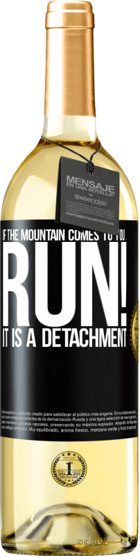 29,95 € | White Wine WHITE Edition If the mountain comes to you ... Run! It is a detachment Black Label. Customizable label Young wine Harvest 2024 Verdejo