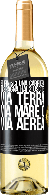 «Se finisci una gara in Spagna hai 3 partenze: via terra, via mare o via aerea» Edizione WHITE
