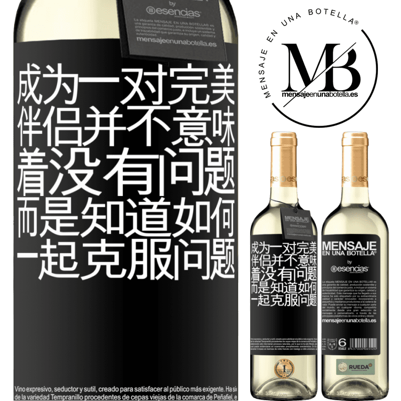 «成为一对完美伴侣并不意味着没有问题，而是知道如何一起克服问题» WHITE版
