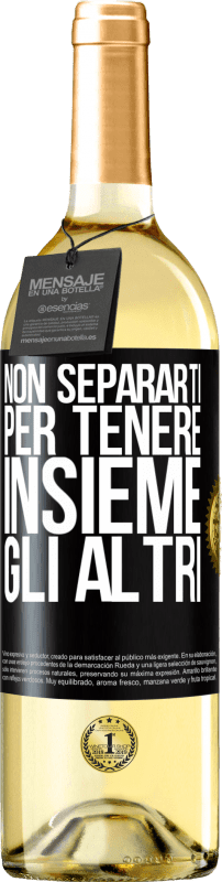 29,95 € | Vino bianco Edizione WHITE Non separarti per tenere insieme gli altri Etichetta Nera. Etichetta personalizzabile Vino giovane Raccogliere 2025 Verdejo
