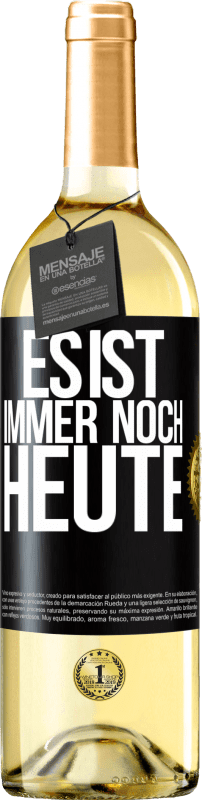 29,95 € Kostenloser Versand | Weißwein WHITE Ausgabe Es ist immer noch heute Schwarzes Etikett. Anpassbares Etikett Junger Wein Ernte 2023 Verdejo