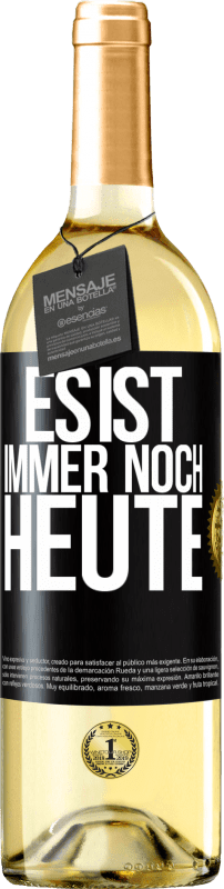 29,95 € Kostenloser Versand | Weißwein WHITE Ausgabe Es ist immer noch heute Schwarzes Etikett. Anpassbares Etikett Junger Wein Ernte 2024 Verdejo