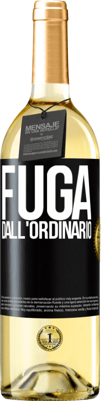 29,95 € | Vino bianco Edizione WHITE Fuga dall'ordinario Etichetta Nera. Etichetta personalizzabile Vino giovane Raccogliere 2024 Verdejo