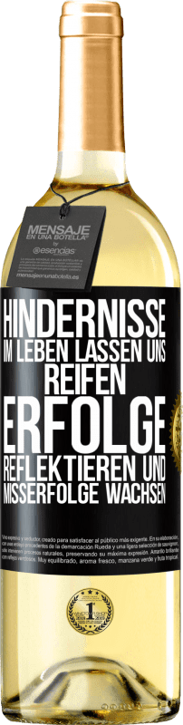 «Hindernisse im Leben lassen uns reifen, Erfolge reflektieren und Misserfolge wachsen» WHITE Ausgabe