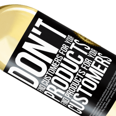 Unique & Personal Expressions. «Don't find customers for your products, find products for your customers» WHITE Edition