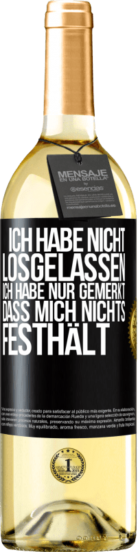 «Ich habe nicht losgelassen, ich habe nur gemerkt, dass mich nichts festhält» WHITE Ausgabe