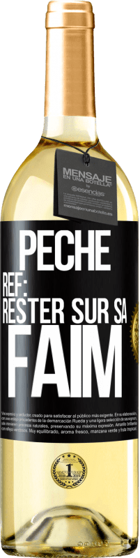 29,95 € | Vin blanc Édition WHITE PéchéRef: rester sur sa faim Étiquette Noire. Étiquette personnalisable Vin jeune Récolte 2023 Verdejo