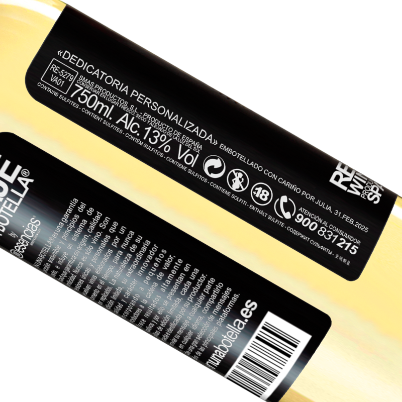 Total traceability. «These are the moments I live for» WHITE Edition