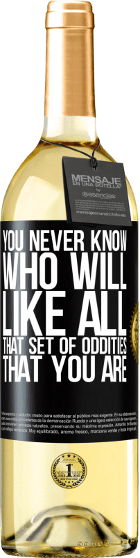 29,95 € | White Wine WHITE Edition You never know who will like all that set of oddities that you are Black Label. Customizable label Young wine Harvest 2024 Verdejo