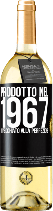 29,95 € | Vino bianco Edizione WHITE Prodotto nel 1967. Invecchiato alla perfezione Etichetta Nera. Etichetta personalizzabile Vino giovane Raccogliere 2023 Verdejo