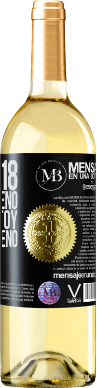 «A los 18 estaba bueno. Ahora estoy requetebueno» Edición WHITE
