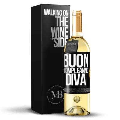 «Buon compleanno Diva» Edizione WHITE