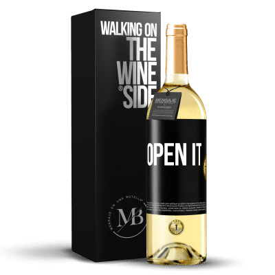 «Open it» WHITE Edition