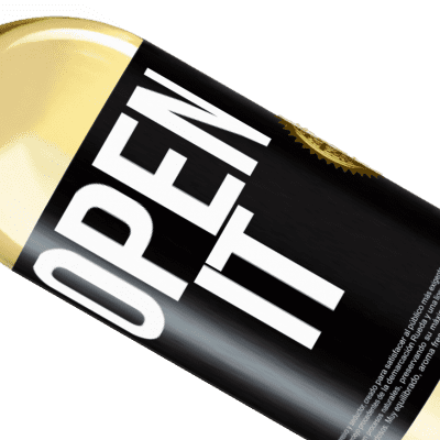 Unique & Personal Expressions. «Open it» WHITE Edition