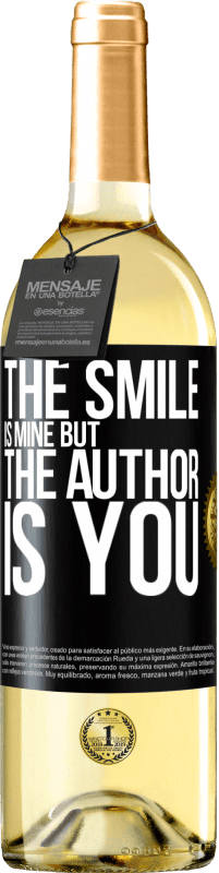 29,95 € | White Wine WHITE Edition The smile is mine, but the author is you Black Label. Customizable label Young wine Harvest 2023 Verdejo
