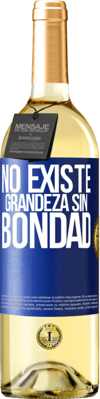 29,95 € | Vino Blanco Edición WHITE No existe grandeza sin bondad Etiqueta Azul. Etiqueta personalizable Vino joven Cosecha 2024 Verdejo