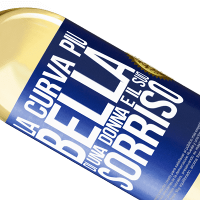 Espressioni Uniche e Personali. «La curva più bella di una donna è il suo sorriso» Edizione WHITE