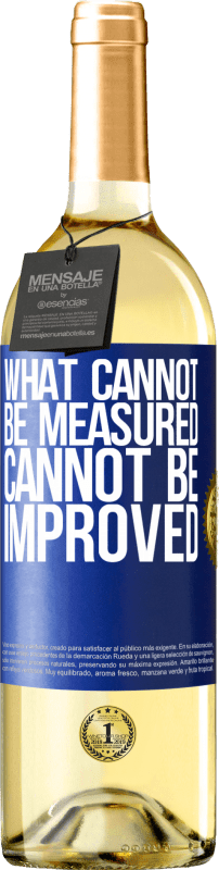 «То, что не может быть измерено, не может быть улучшено» Издание WHITE