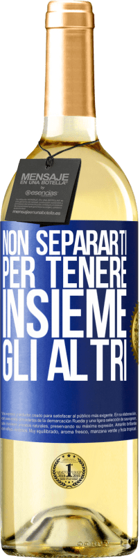 29,95 € | Vino bianco Edizione WHITE Non separarti per tenere insieme gli altri Etichetta Blu. Etichetta personalizzabile Vino giovane Raccogliere 2025 Verdejo