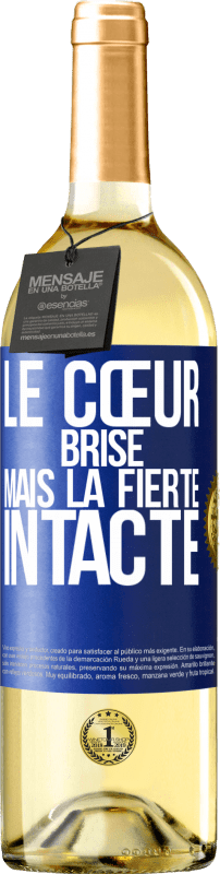 29,95 € | Vin blanc Édition WHITE Le cœur brisé. Mais la fierté intacte Étiquette Bleue. Étiquette personnalisable Vin jeune Récolte 2023 Verdejo
