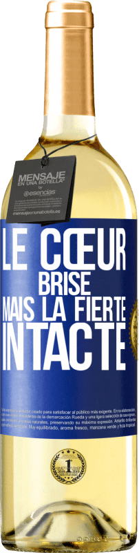 29,95 € Envoi gratuit | Vin blanc Édition WHITE Le cœur brisé. Mais la fierté intacte Étiquette Bleue. Étiquette personnalisable Vin jeune Récolte 2025 Verdejo