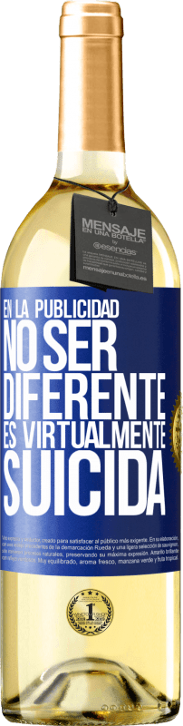 «En la publicidad, no ser diferente es virtualmente suicida» Edición WHITE