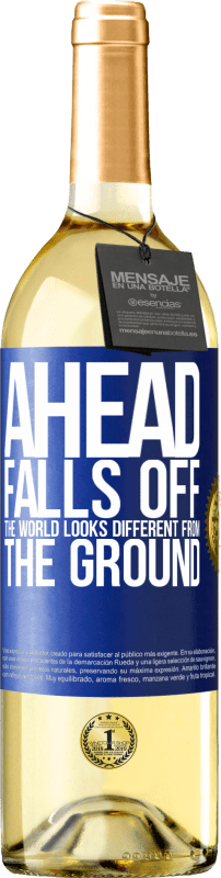 «Ahead. Falls off. The world looks different from the ground» WHITE Edition