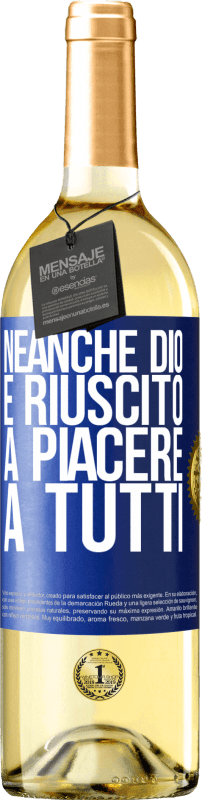 29,95 € | Vino bianco Edizione WHITE Neanche Dio è riuscito a piacere a tutti Etichetta Blu. Etichetta personalizzabile Vino giovane Raccogliere 2024 Verdejo