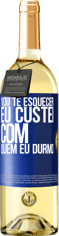 29,95 € | Vinho branco Edição WHITE Vou te esquecer, eu custei com quem eu durmo Etiqueta Azul. Etiqueta personalizável Vinho jovem Colheita 2024 Verdejo