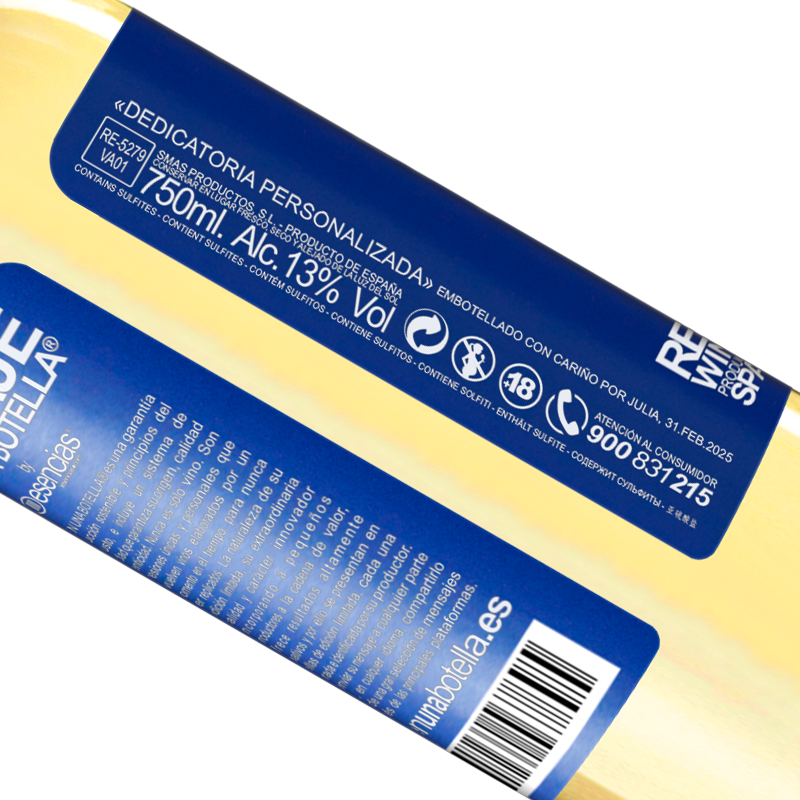 Total traceability. «Wine about it» WHITE Edition