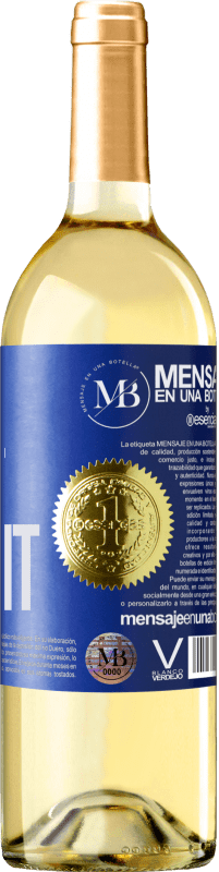 «Wine about it» WHITE Ausgabe