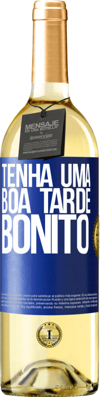 29,95 € | Vinho branco Edição WHITE Tenha uma boa tarde, bonito Etiqueta Azul. Etiqueta personalizável Vinho jovem Colheita 2023 Verdejo