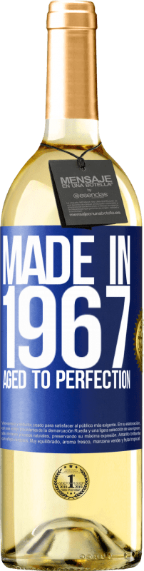 29,95 € | White Wine WHITE Edition Made in 1967. Aged to perfection Blue Label. Customizable label Young wine Harvest 2024 Verdejo