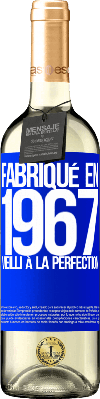29,95 € | Vin blanc Édition WHITE Fabriqué en 1967. Vieilli à la perfection Étiquette Bleue. Étiquette personnalisable Vin jeune Récolte 2023 Verdejo