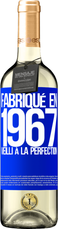 29,95 € | Vin blanc Édition WHITE Fabriqué en 1967. Vieilli à la perfection Étiquette Bleue. Étiquette personnalisable Vin jeune Récolte 2024 Verdejo