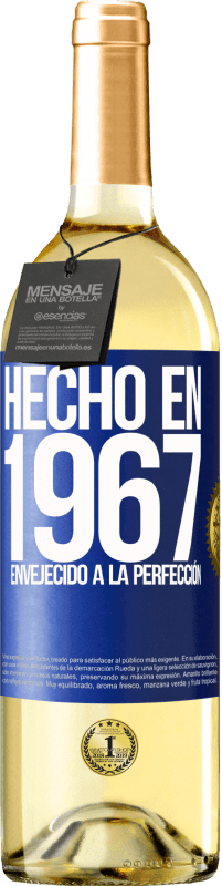 29,95 € | Vino Blanco Edición WHITE Hecho en 1967. Envejecido a la perfección Etiqueta Azul. Etiqueta personalizable Vino joven Cosecha 2023 Verdejo
