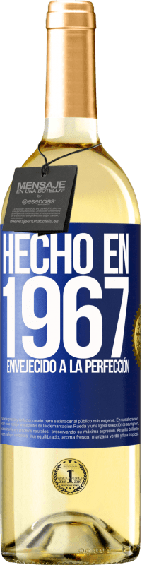29,95 € | Vino Blanco Edición WHITE Hecho en 1967. Envejecido a la perfección Etiqueta Azul. Etiqueta personalizable Vino joven Cosecha 2025 Verdejo