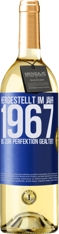 29,95 € | Weißwein WHITE Ausgabe Hergestellt im Jahr 1967. Bis zur Perfektion gealtert Blaue Markierung. Anpassbares Etikett Junger Wein Ernte 2024 Verdejo