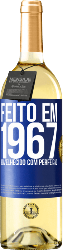 29,95 € | Vinho branco Edição WHITE Feito em 1967. Envelhecido com perfeição Etiqueta Azul. Etiqueta personalizável Vinho jovem Colheita 2024 Verdejo