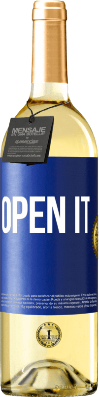 «開けて» WHITEエディション