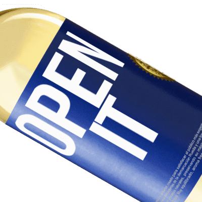 Unique & Personal Expressions. «Open it» WHITE Edition