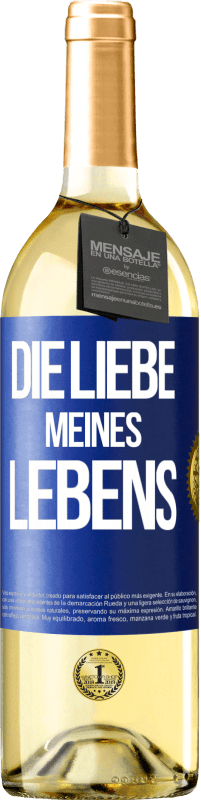 29,95 € | Weißwein WHITE Ausgabe Die Liebe meines Lebens Blaue Markierung. Anpassbares Etikett Junger Wein Ernte 2023 Verdejo