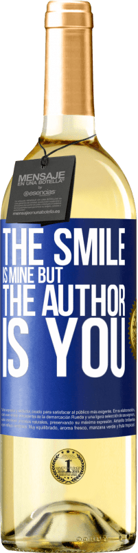 29,95 € | White Wine WHITE Edition The smile is mine, but the author is you Blue Label. Customizable label Young wine Harvest 2025 Verdejo