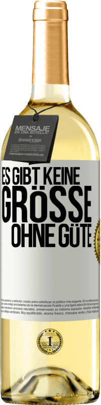 29,95 € | Weißwein WHITE Ausgabe Es gibt keine Größe ohne Güte Weißes Etikett. Anpassbares Etikett Junger Wein Ernte 2024 Verdejo