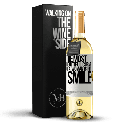 «The most beautiful curve of a woman is her smile» WHITE Edition