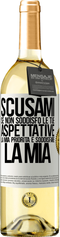 29,95 € | Vino bianco Edizione WHITE Scusami se non soddisfo le tue aspettative. La mia priorità è soddisfare la mia Etichetta Bianca. Etichetta personalizzabile Vino giovane Raccogliere 2024 Verdejo