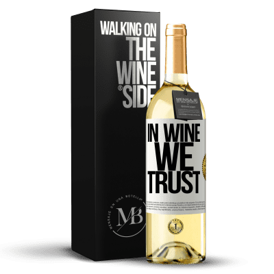 «in wine we trust» WHITE Ausgabe